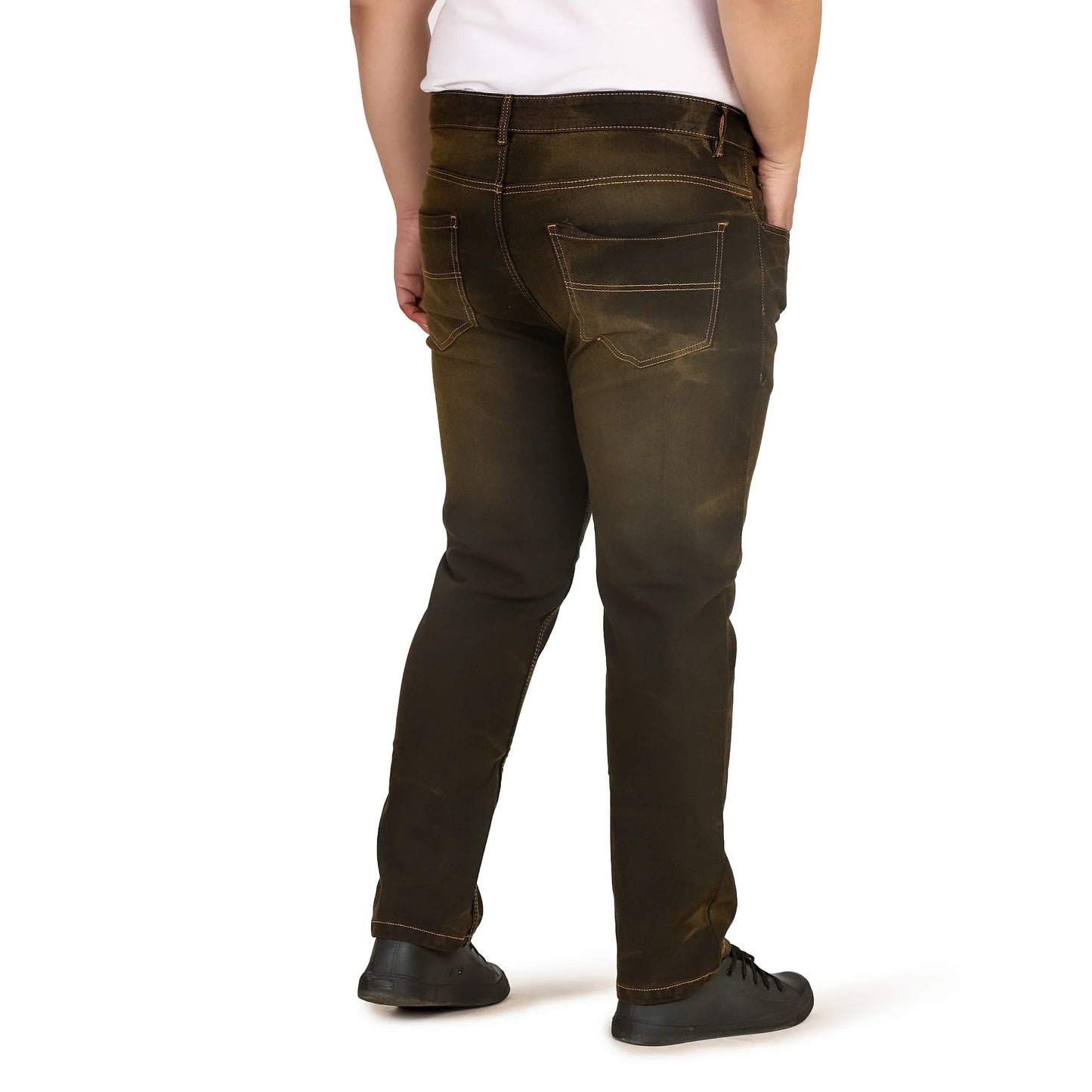 Kagad Jeans Men Plus Size Regular Fit Charcoal Grey Denim Jeans - Style Code "KGDJN-408027