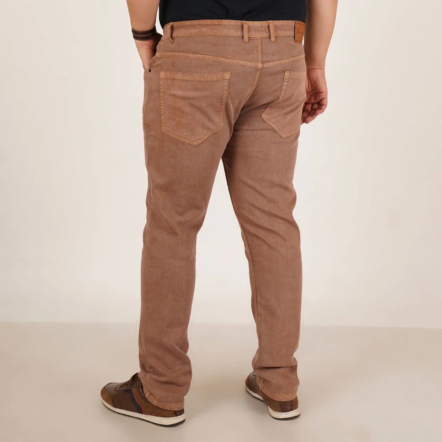 Kagad Jeans Mens Plus Size Regular Fit Imitaion Gold Color Denim Jeans - Style Code "KGDJN-406037