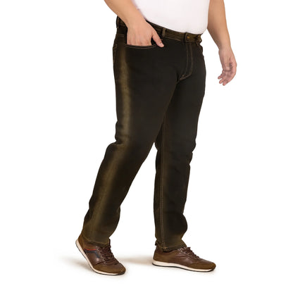 Kagad Jeans Men Plus Size Regular Fit Charcoal Grey Denim Jeans - Style Code "KGDJN-408026