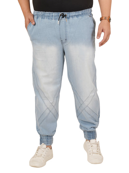 Men's Plus Size Denim Jogger KGDJGR-406090