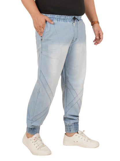 Men's Plus Size Denim Jogger KGDJGR-406090
