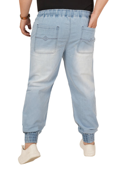 Men's Plus Size Denim Jogger KGDJGR-406090