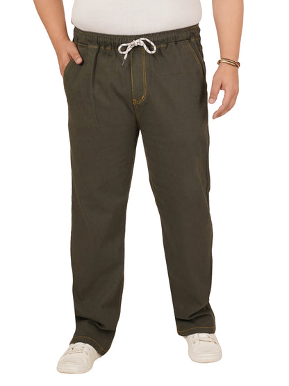 Men's Plus Size Elasticated Jeans KGDJN-406082