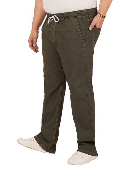 Men's Plus Size Elasticated Jeans KGDJN-406082