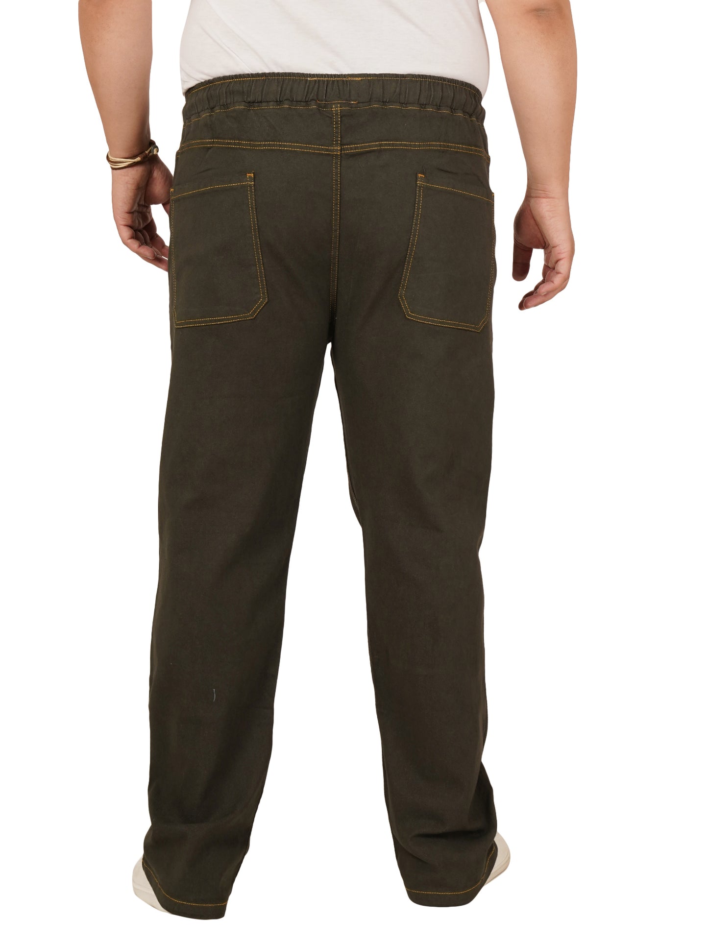 Men's Plus Size Elasticated Jeans KGDJN-406082