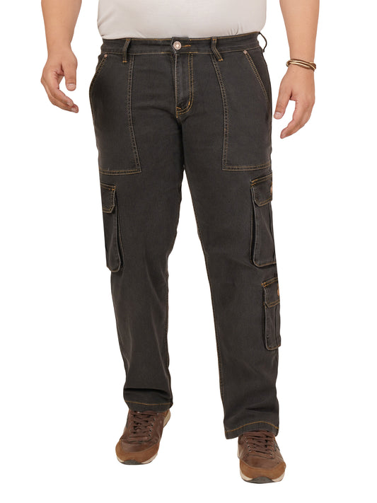 Men's Plus Size Denim Cargo KGDCR-406100