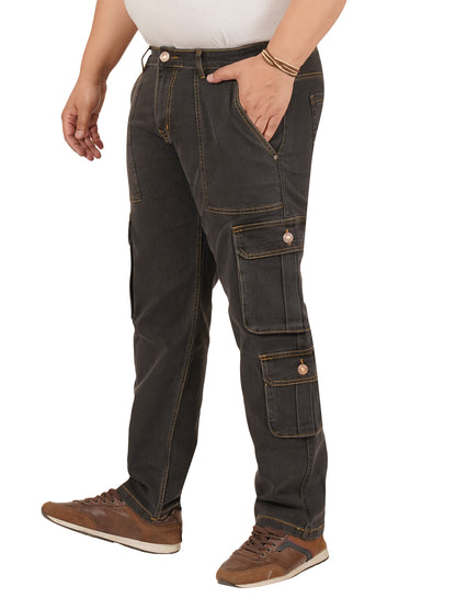 Men's Plus Size Denim Cargo KGDCR-406100