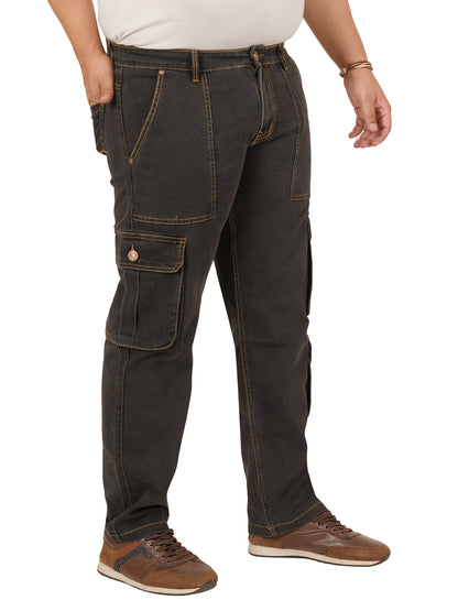 Men's Plus Size Denim Cargo KGDCR-406100