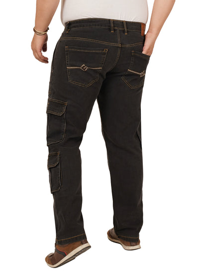 Men's Plus Size Denim Cargo KGDCR-406100