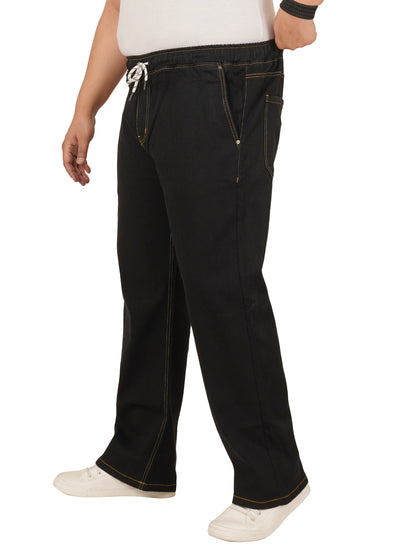 Men's Plus Size Elasticated Jeans KGDJN-406087