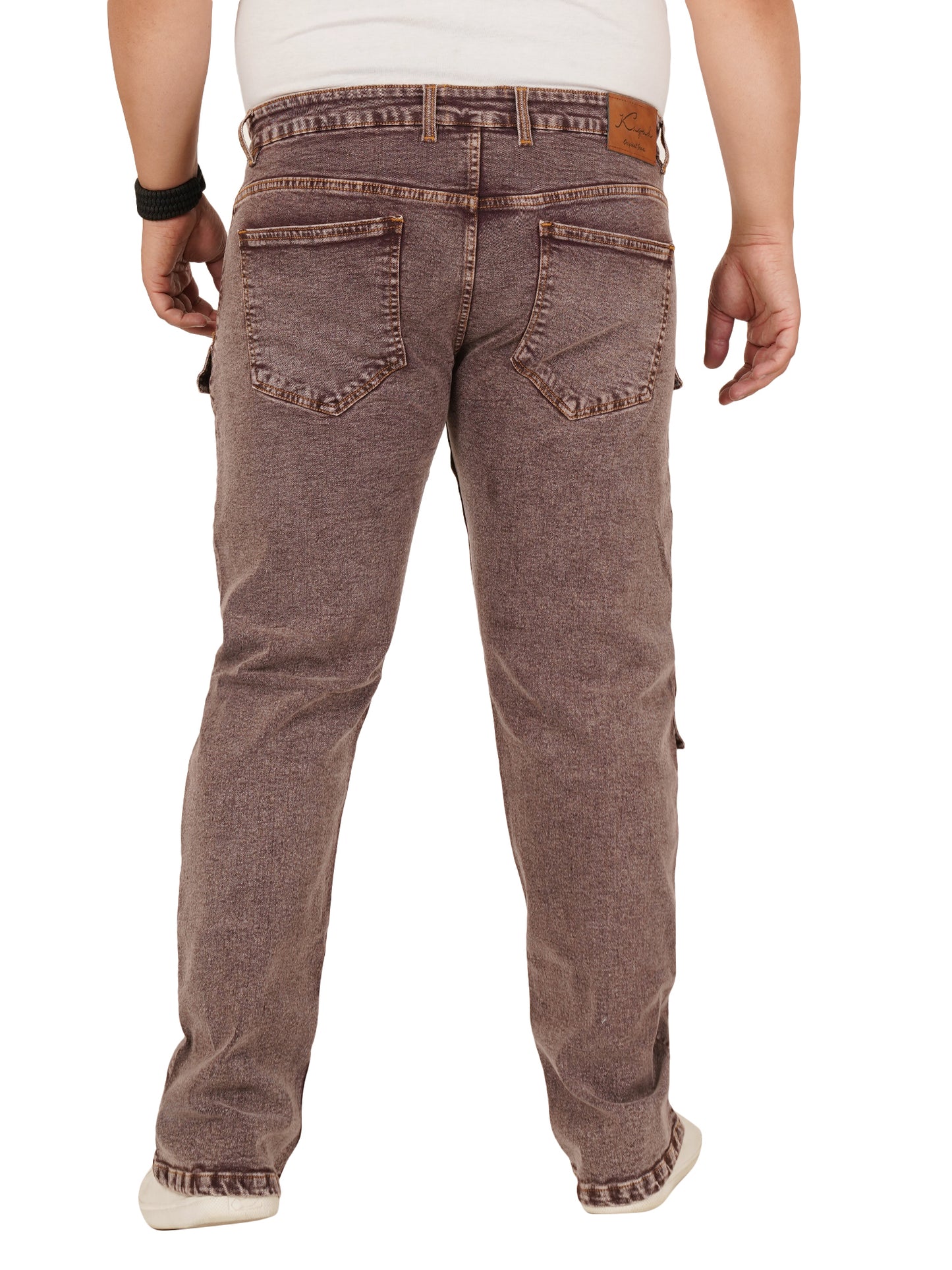 Men's Plus Size Denim Cargo KGDCR-406102